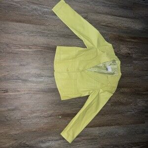 Vintage Women’s Spiegel Light Green Leather Blazer Size 18 Missy